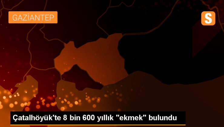 Çatalhöyük’teki kazıda 8 bin 600 yıllık ekmek bulundu