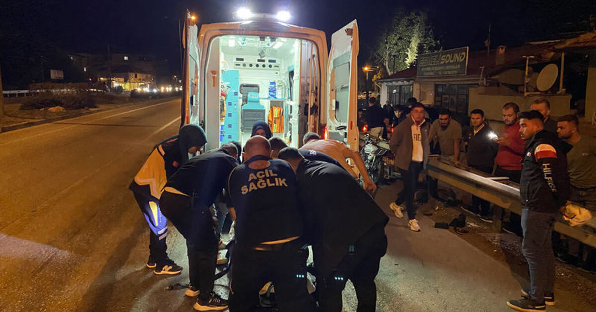 Manisa’da iki motosiklet çarpıştı: 2 yaralı