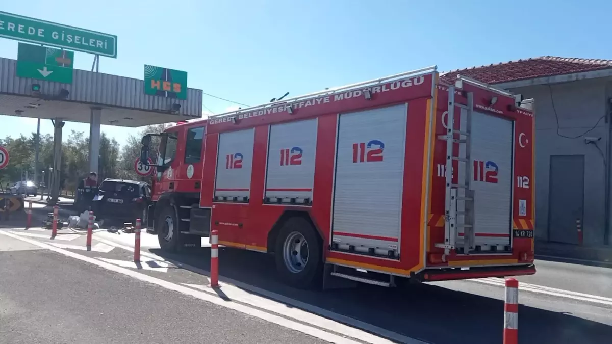 Otoyol Gişesinde Kaza: Bir Ölü, Bir Yaralı